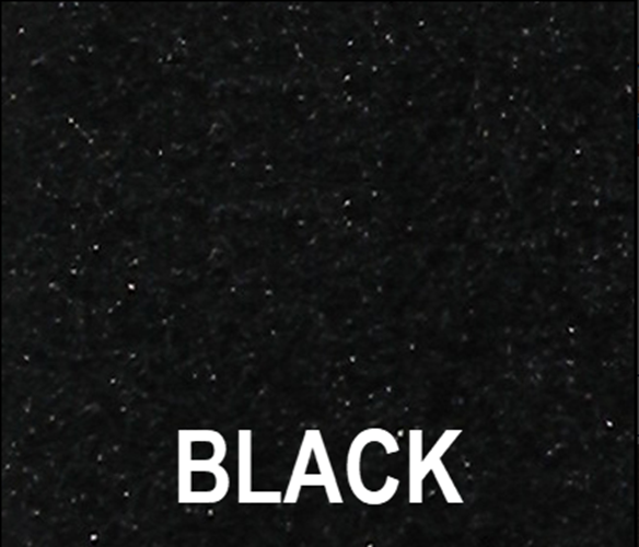 Black UV-resistant polyester boat fender cover for standard cylindrical fenders.