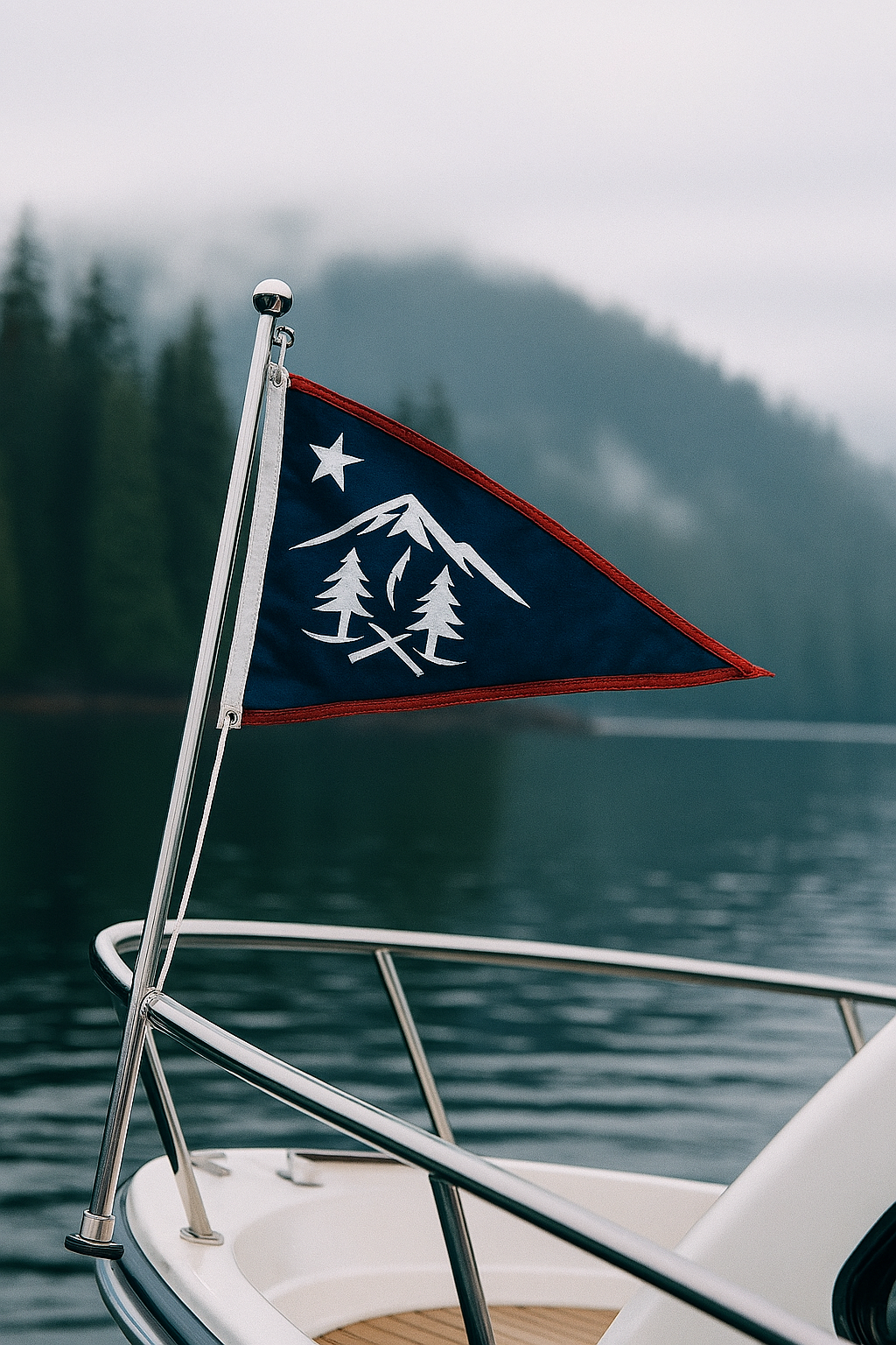 Custom Sunbrella® Marine Burgee Flag Cover - Protect Your Boat Flag in Style